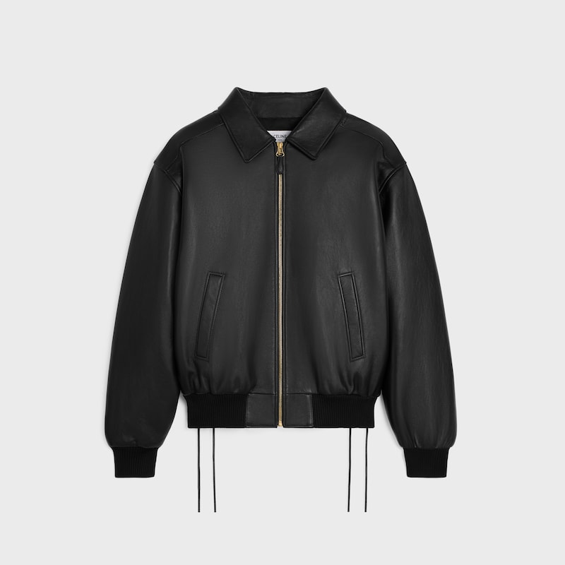 fliegerjacke aus weichem lammleder
