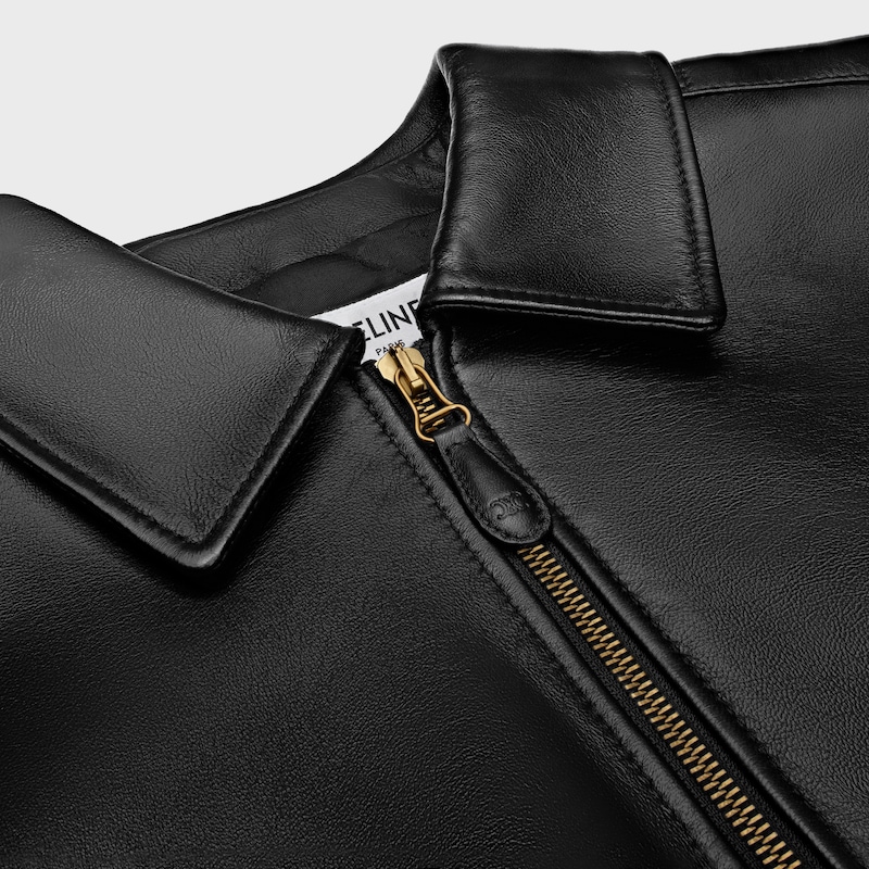 fliegerjacke aus weichem lammleder