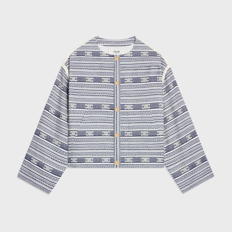 baja-cardiganjacke aus baumwollwolle