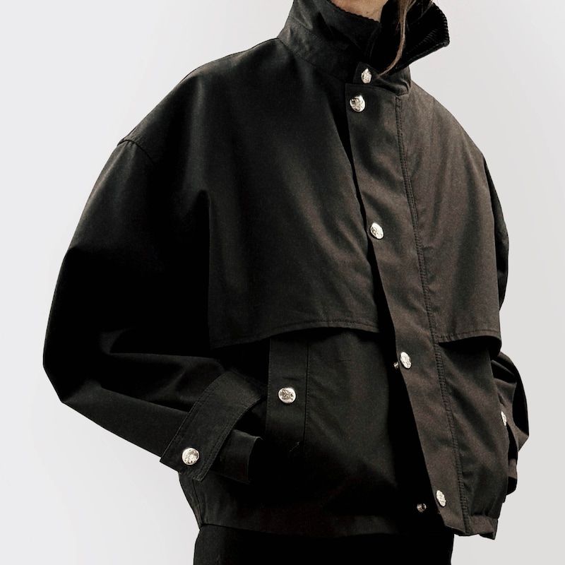 jacke aus gewachster baumwolle