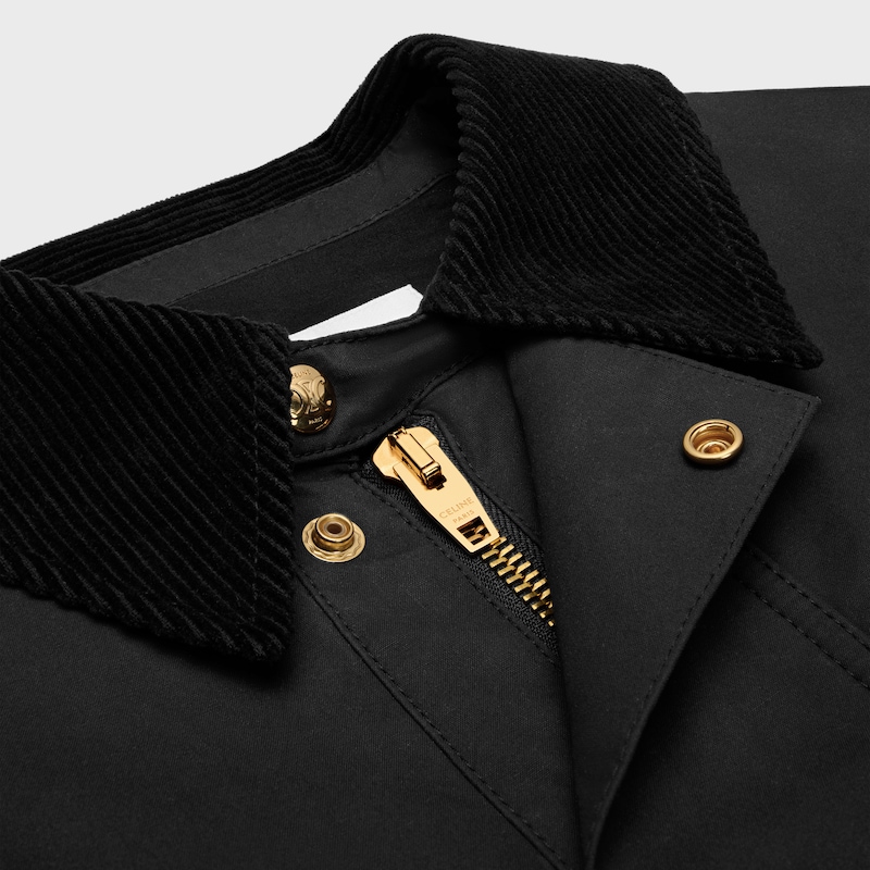 jacke aus gewachster baumwolle