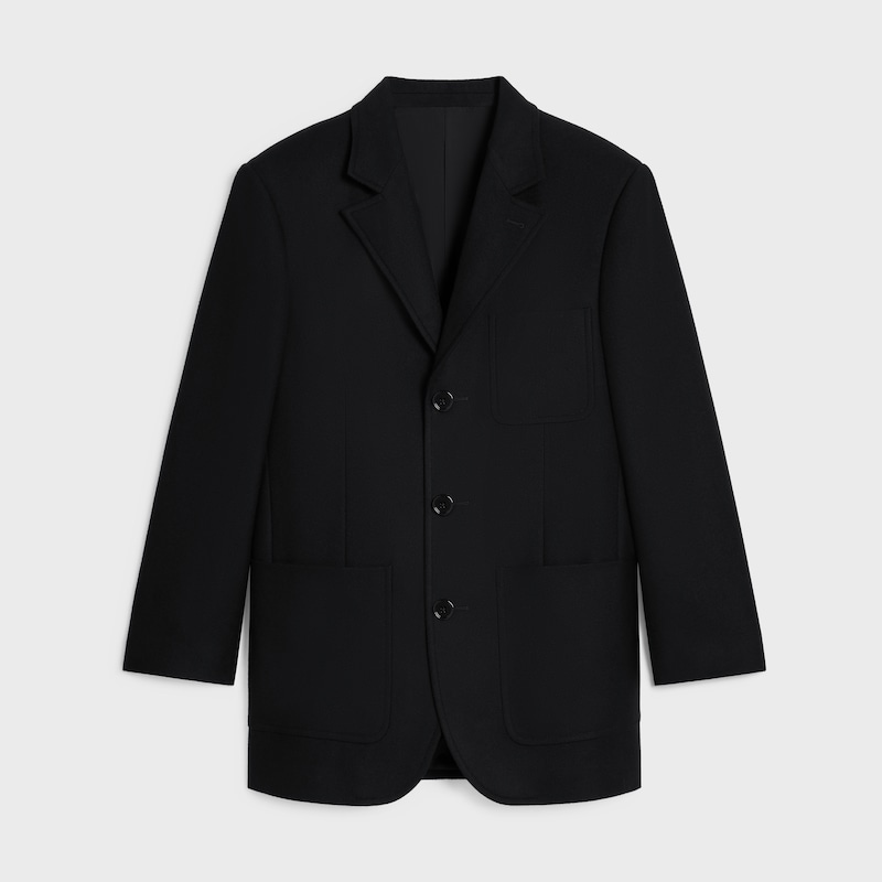taillierter blazer aus kaschmirflanell