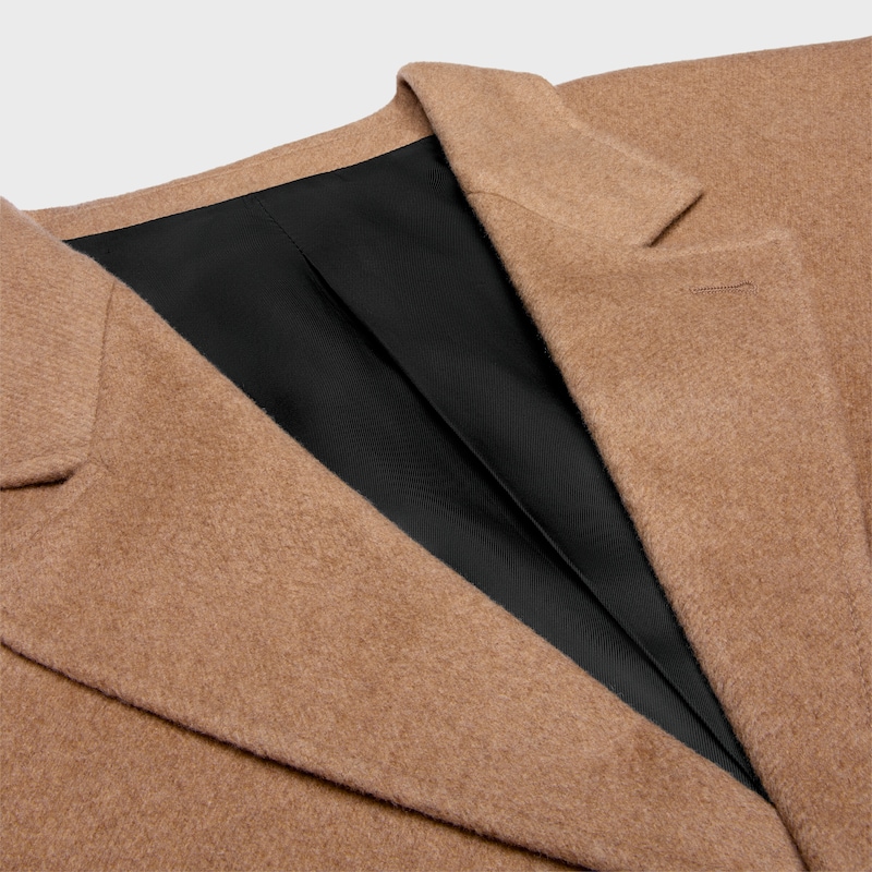 taillierter blazer aus kaschmirflanell