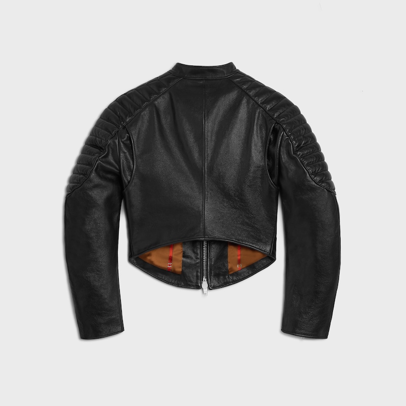 rennjacke aus kalbsleder