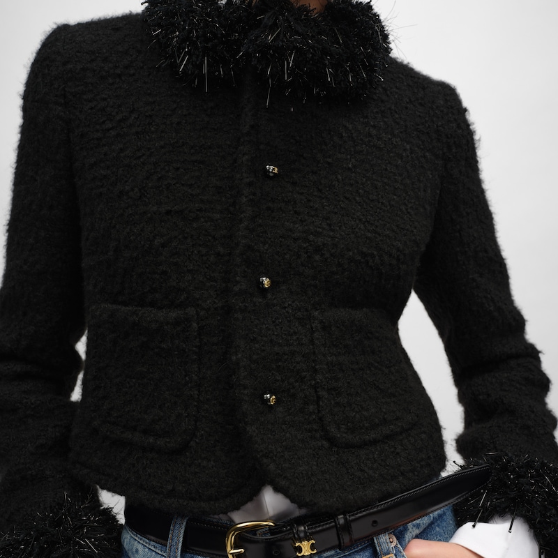 chelsea-jacke aus kaschmir und wolle