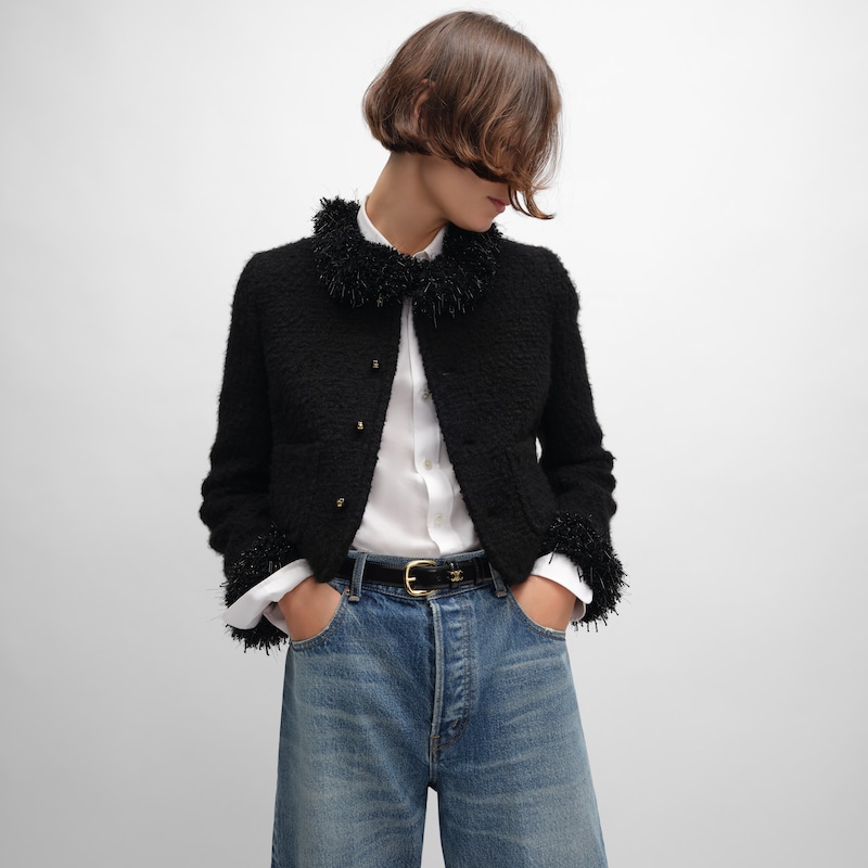 chelsea-jacke aus kaschmir und wolle