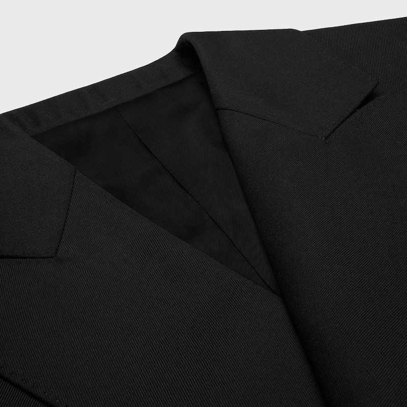 colonne-blazer aus wollgabardine