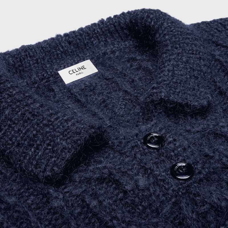 pullover aus aran-mohair und wolle