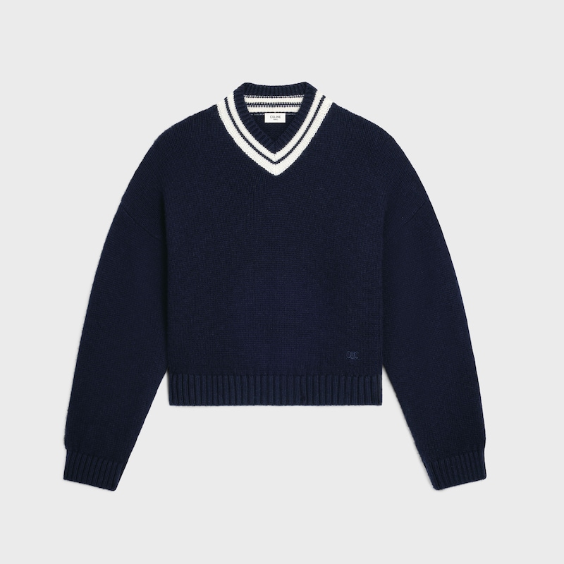 v-ausschnitt-pullover aus kaschmir