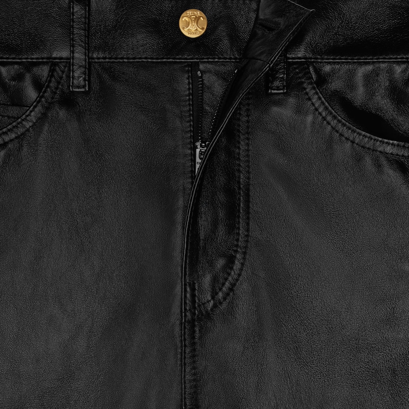 lulu-jeans aus weichem lammleder