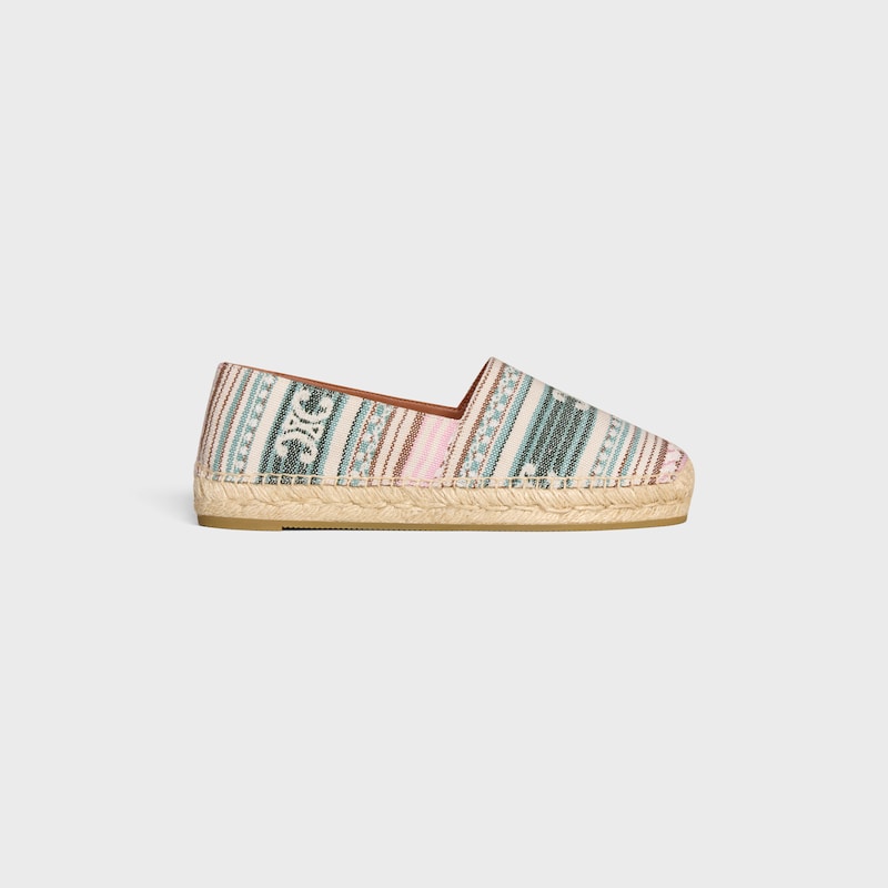 les espadrilles celine aus triomphe-jacquard-stoff