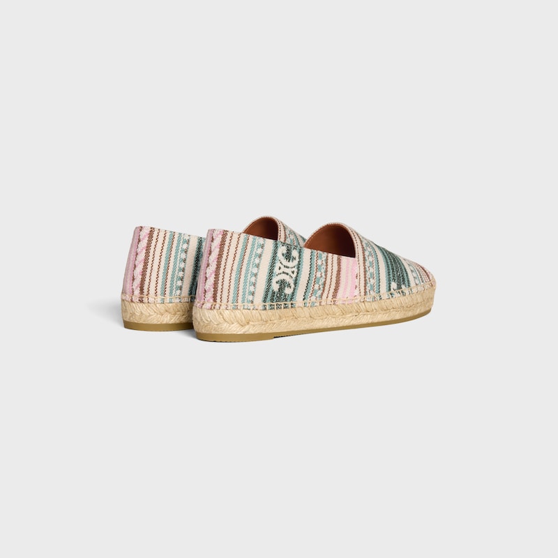 les espadrilles celine aus triomphe-jacquard-stoff