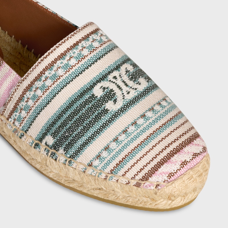 les espadrilles celine aus triomphe-jacquard-stoff
