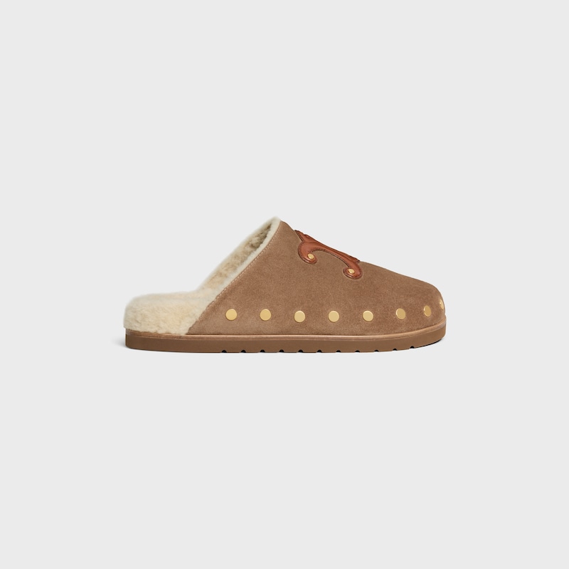 celine pitea clog aus kalbsleder