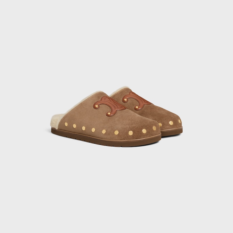 celine pitea clog aus kalbsleder