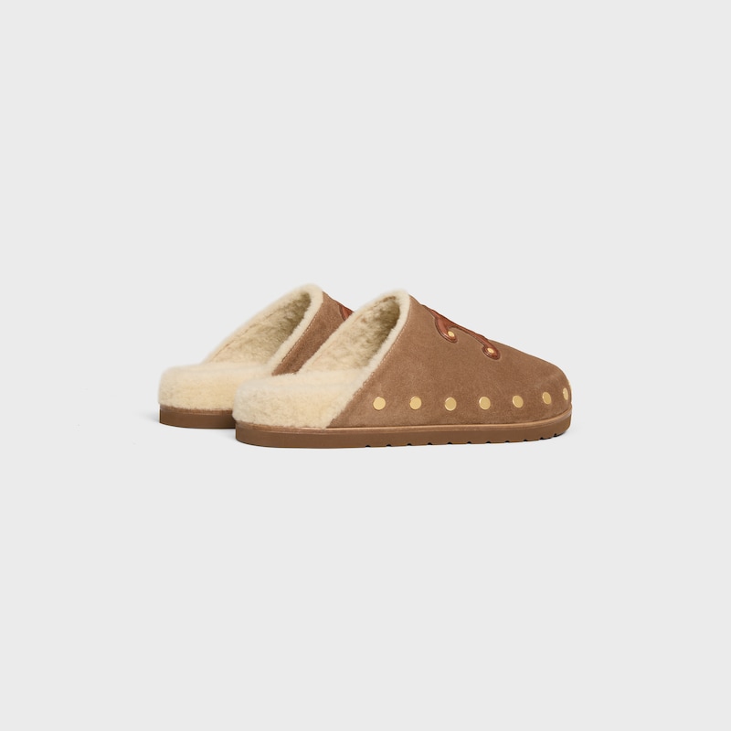 celine pitea clog aus kalbsleder