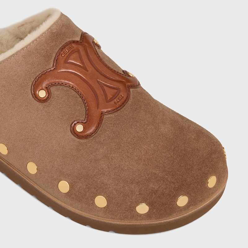 celine pitea clog aus kalbsleder