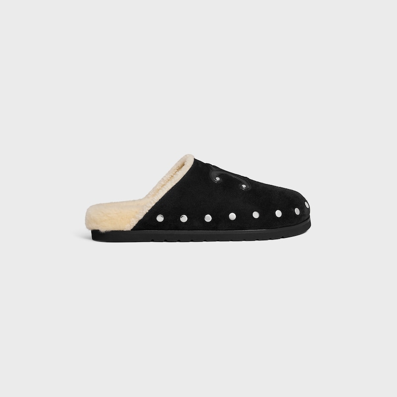 celine pitea clog aus kalbsleder