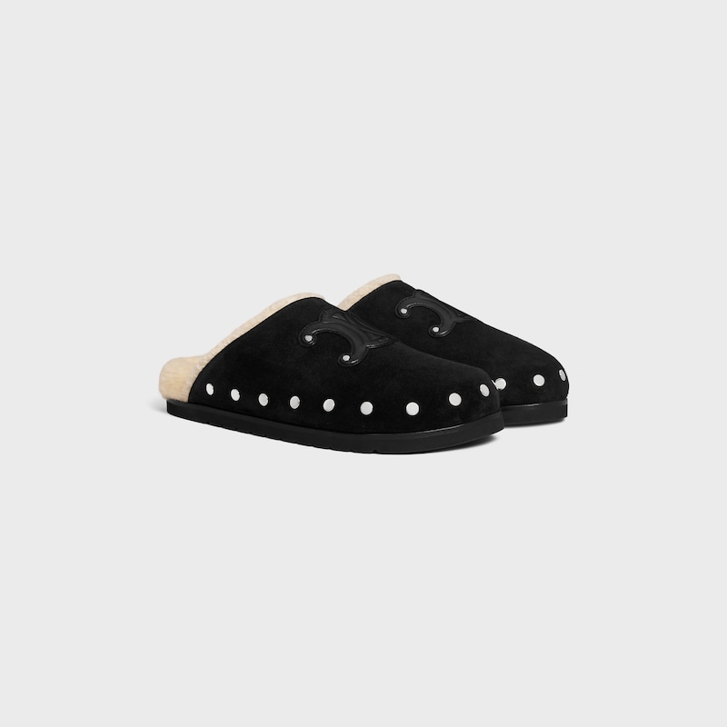 celine pitea clog aus kalbsleder