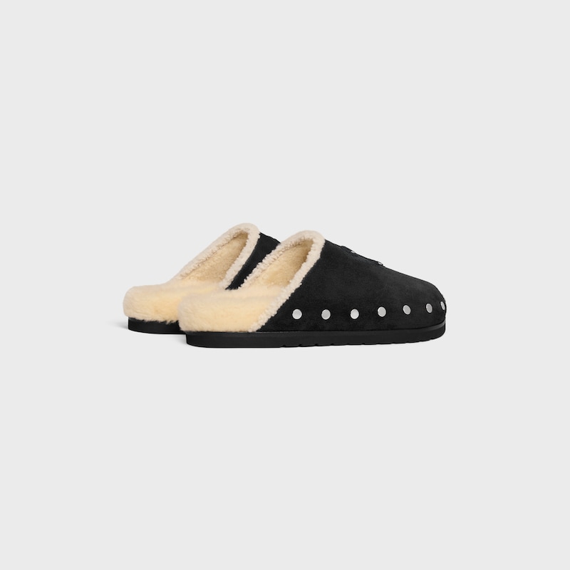 celine pitea clog aus kalbsleder