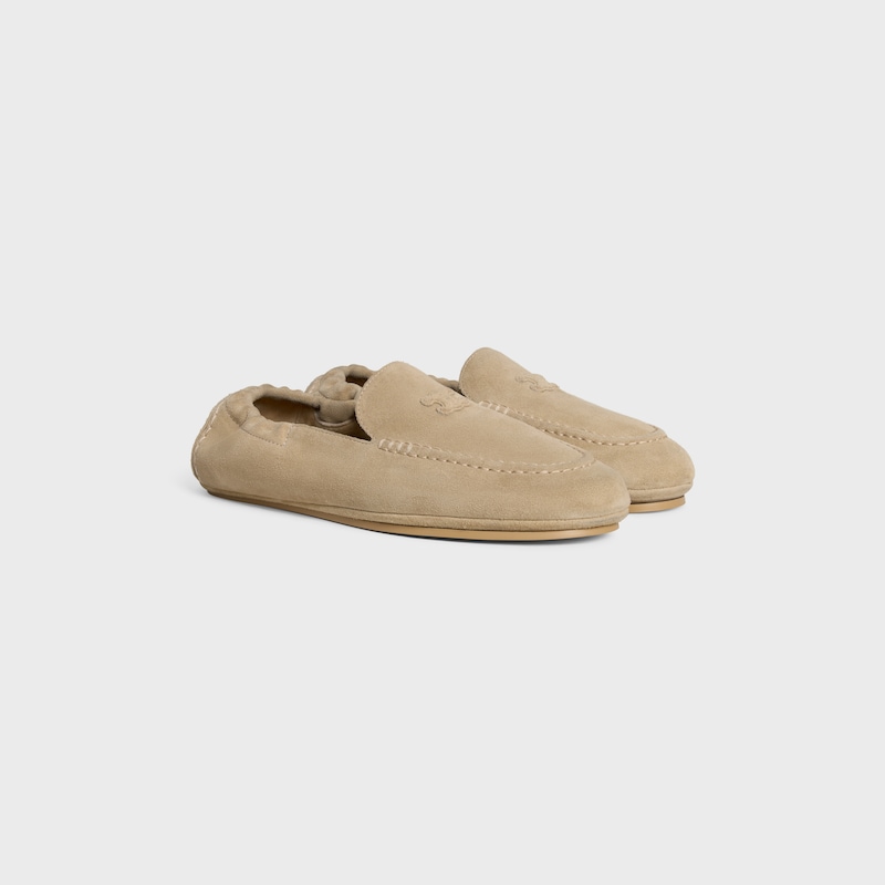 celine adam loafer aus wildleder