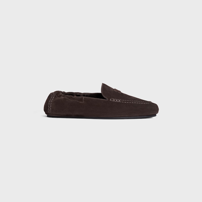 celine adam loafer aus kalbsveloursleder