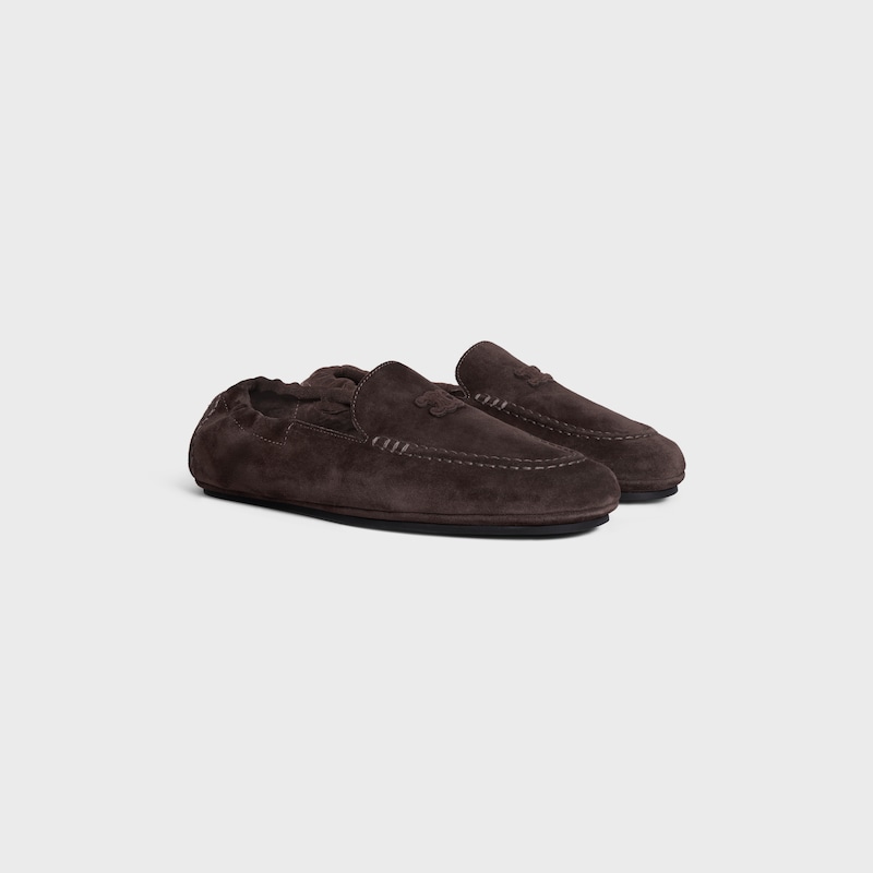 celine adam loafer aus kalbsveloursleder