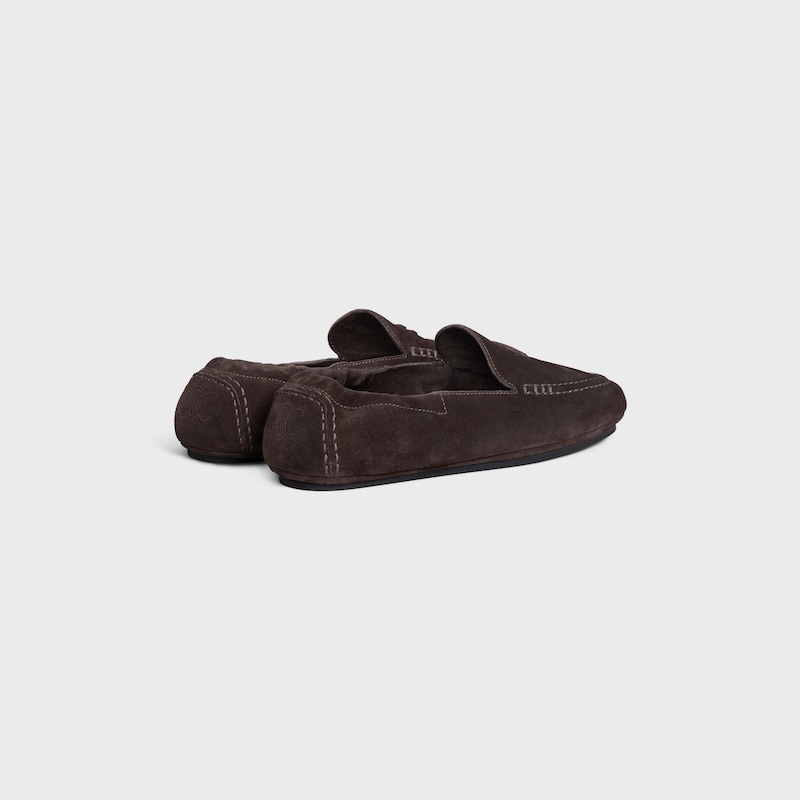 celine adam loafer aus kalbsveloursleder