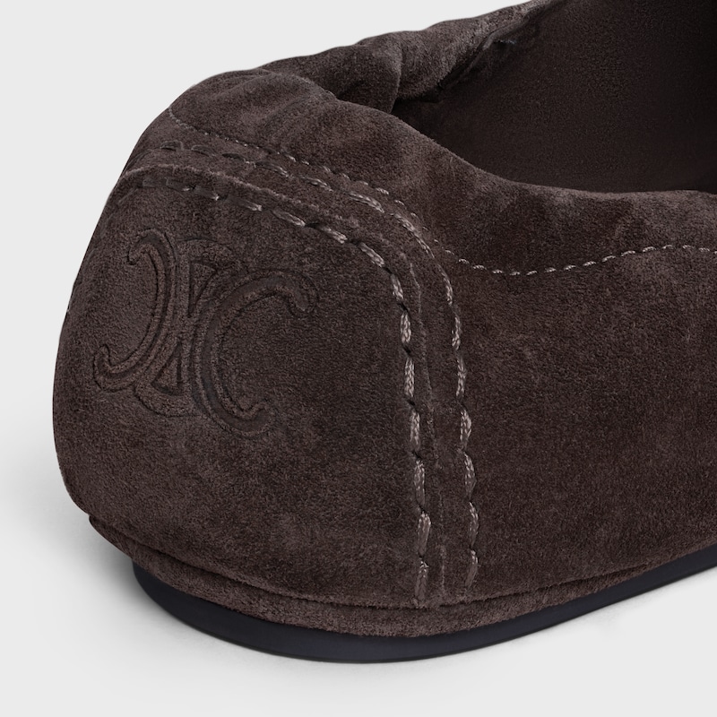 celine adam loafer aus kalbsveloursleder