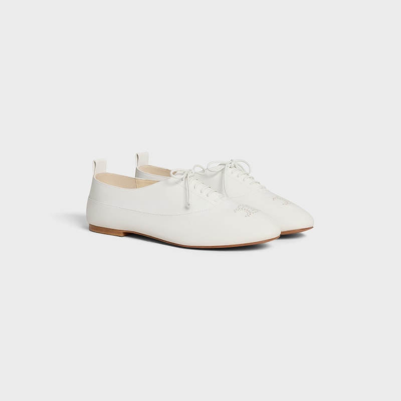 celine lise perforated triomphe richelieu in lammleder