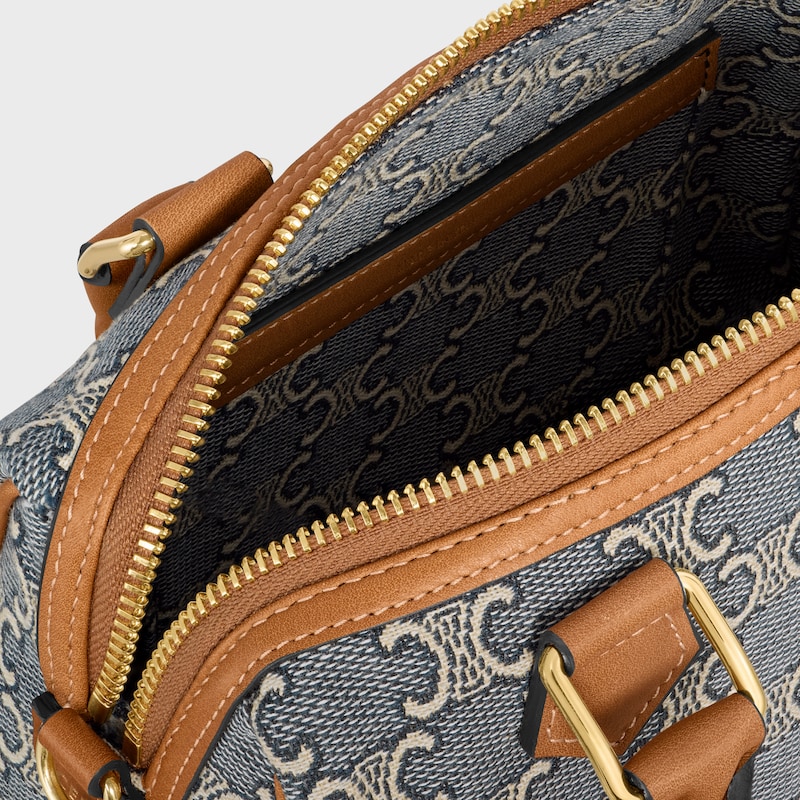 small boston in triomphe jacquard und kalbsleder