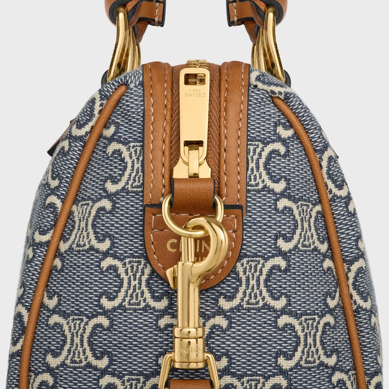 small boston in triomphe jacquard und kalbsleder