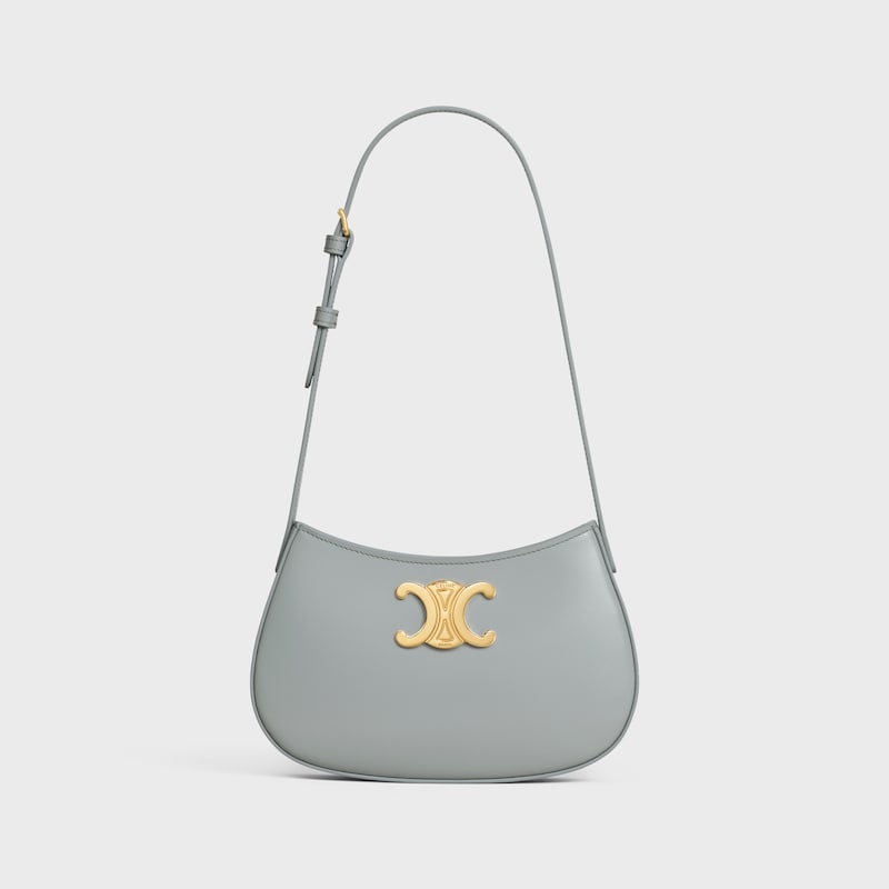 mittlere tilly-tasche aus glänzendem kalbsleder