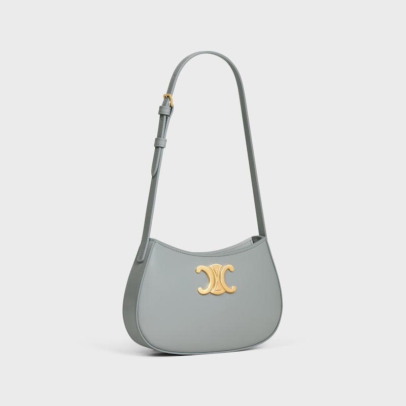 mittlere tilly-tasche aus glänzendem kalbsleder