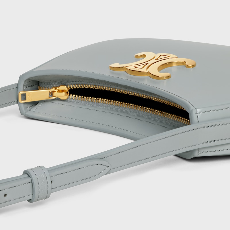 mittlere tilly-tasche aus glänzendem kalbsleder