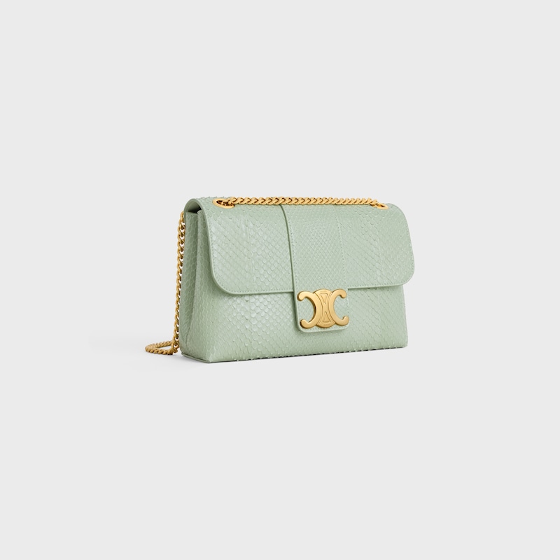 mittelgroße celine victoire tasche in python