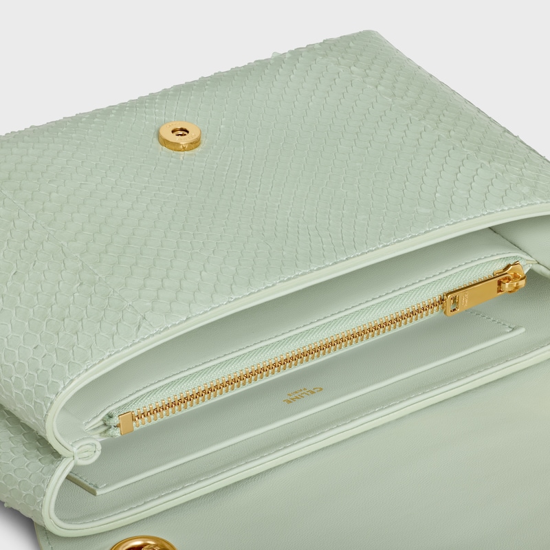 mittelgroße celine victoire tasche in python