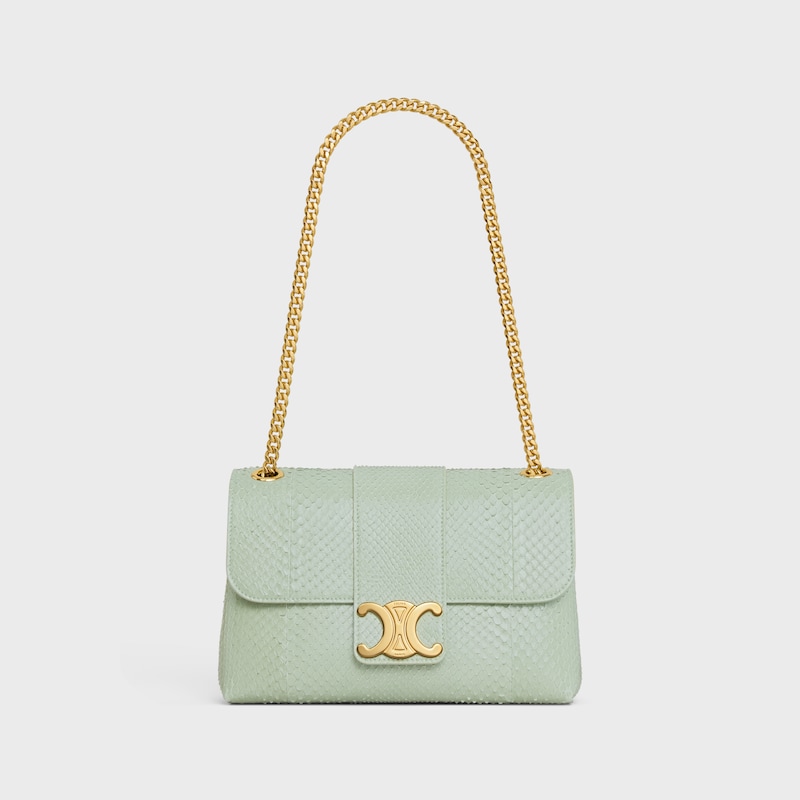 mittelgroße celine victoire tasche in python
