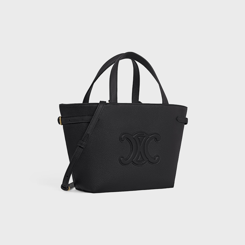 mini cabas anais cuir triomphe aus genarbtem kalbsleder