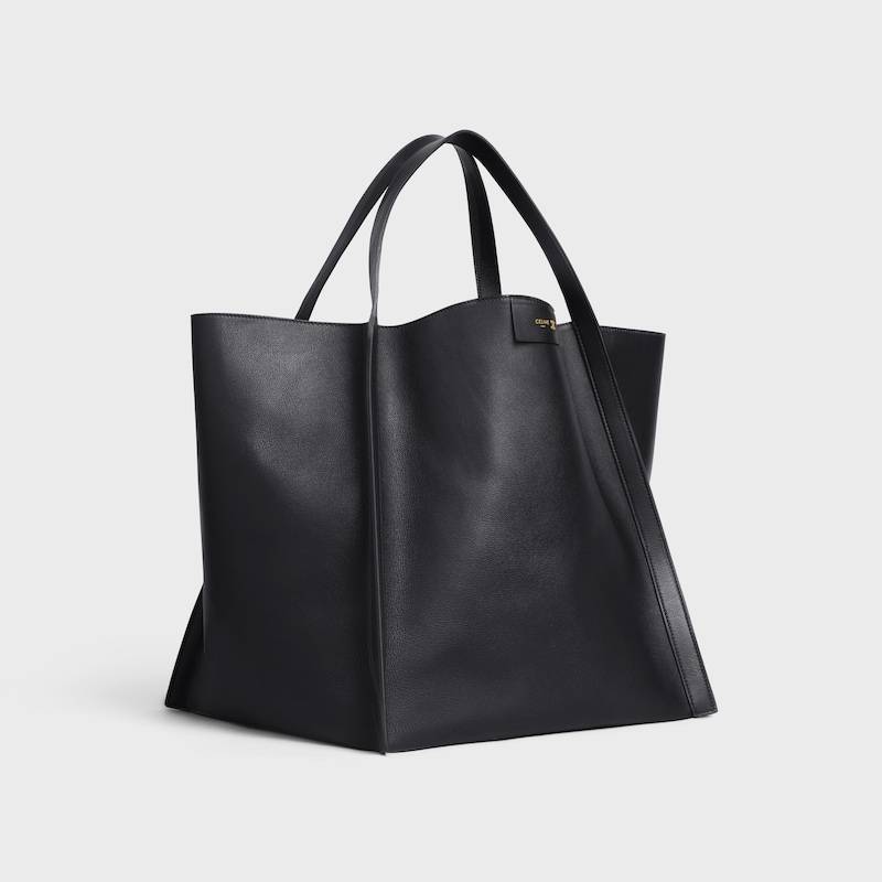 mittlere cubo-tasche aus geschmacksfestem kalbsleder