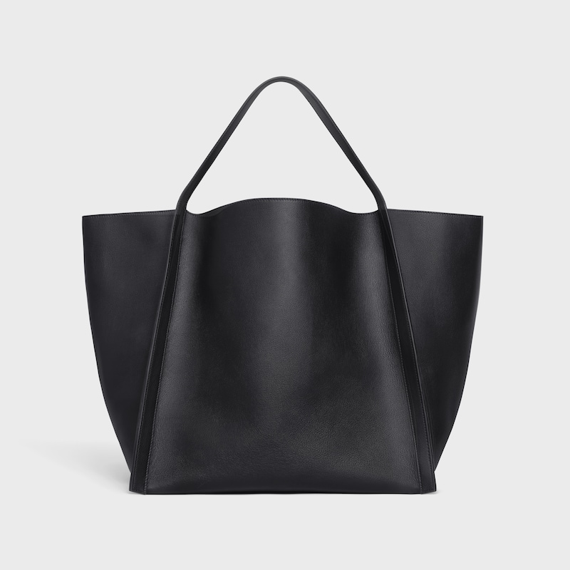mittlere cubo-tasche aus geschmacksfestem kalbsleder