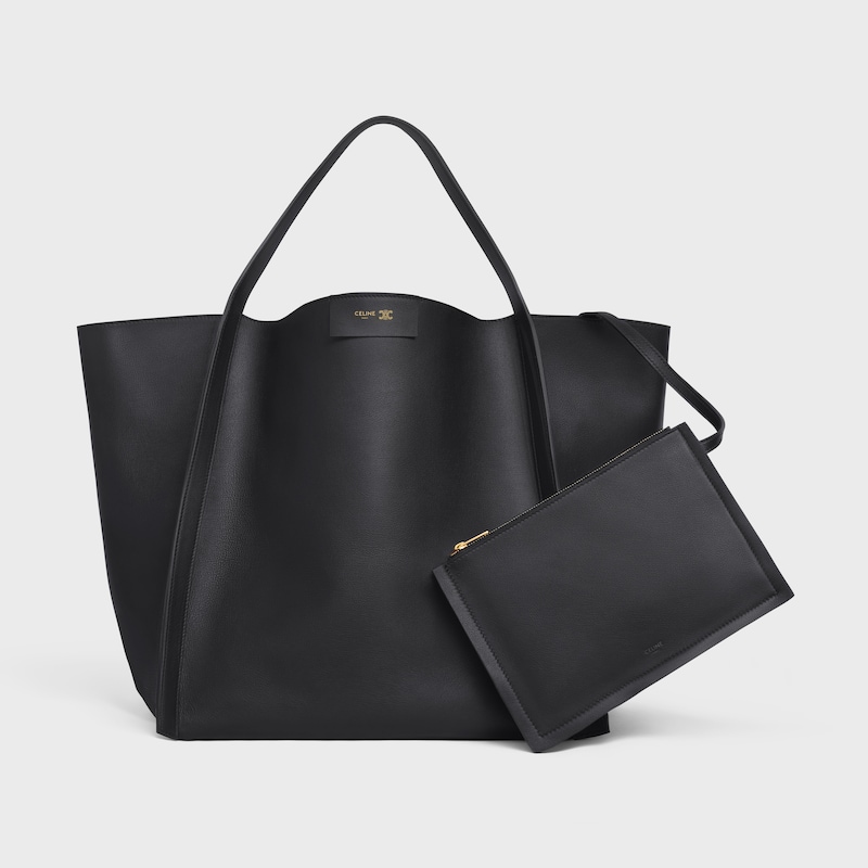 mittlere cubo-tasche aus geschmacksfestem kalbsleder