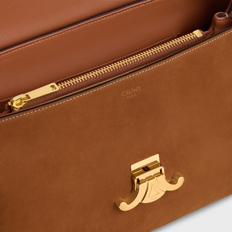 mittlere nino-tasche aus nubuk-kalbleder
