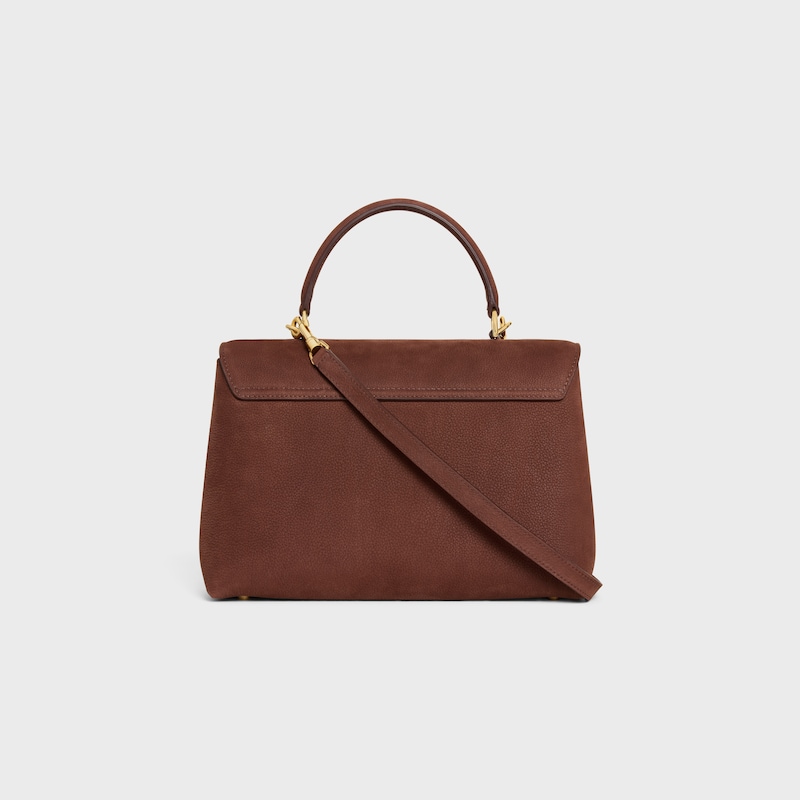 mittlere nino-tasche aus gegennorientiertem nubuk-kalbleder