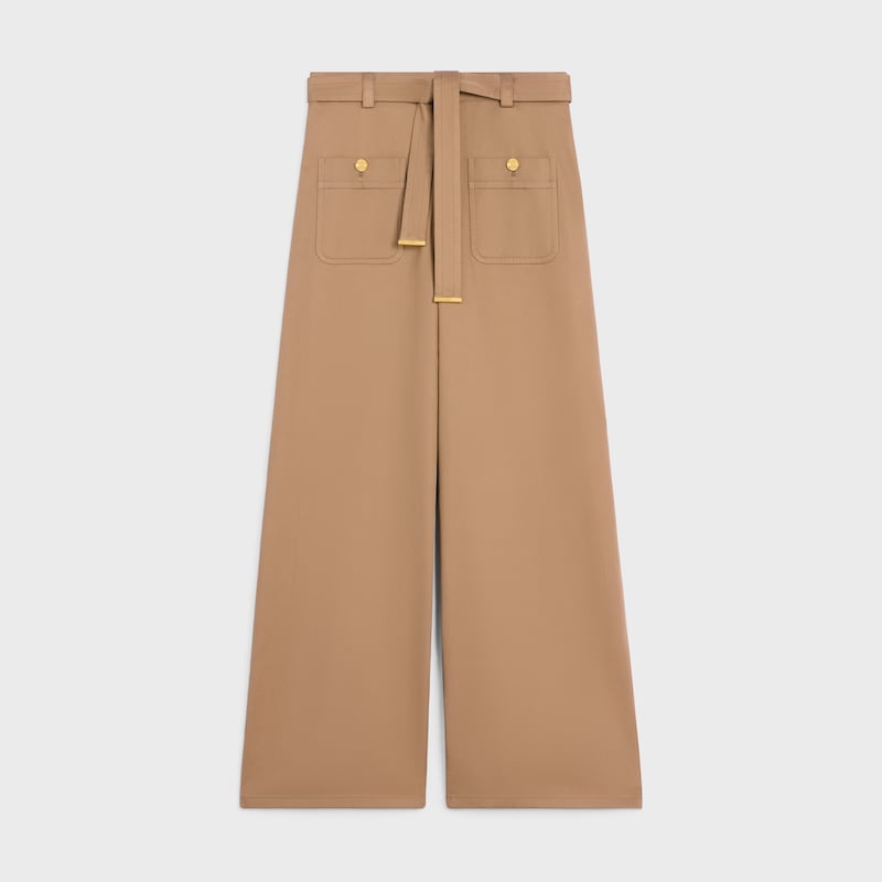 taillat-hosen aus baumwolltwill