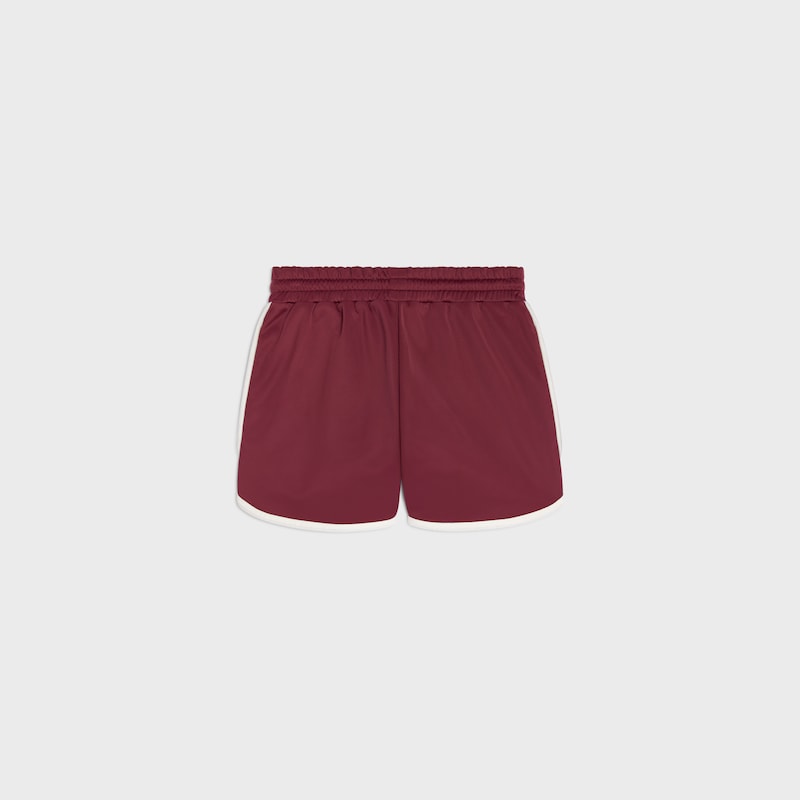 mini-joggingshorts aus doppelseitigem jersey