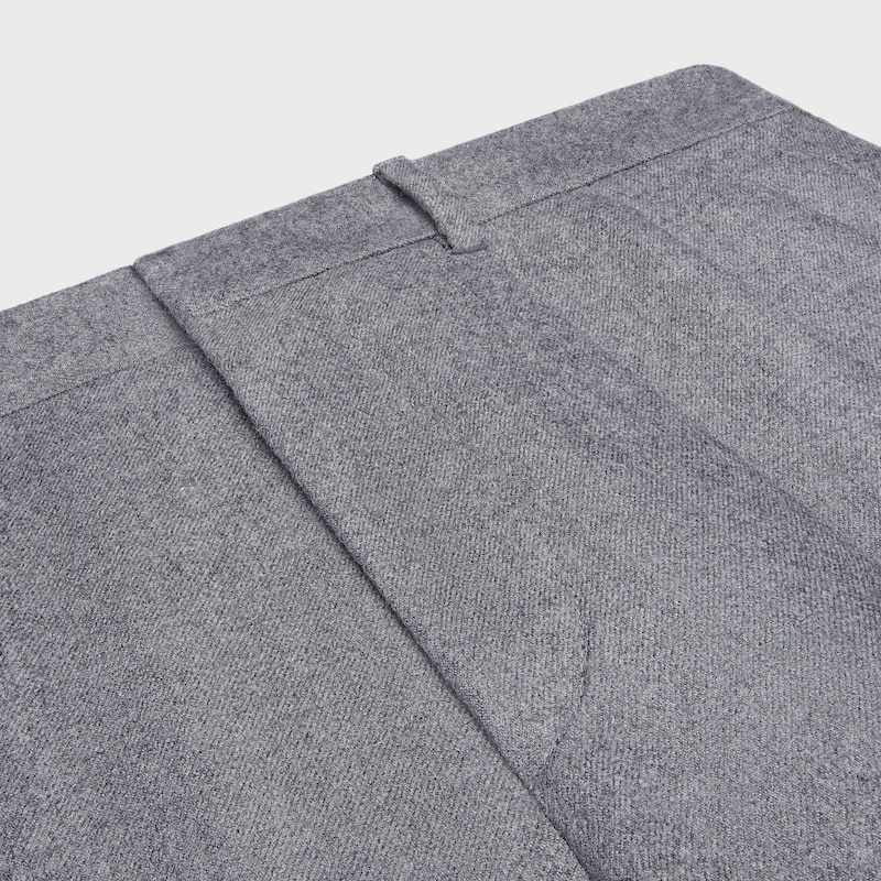 faltenhose aus kaschmirflanell