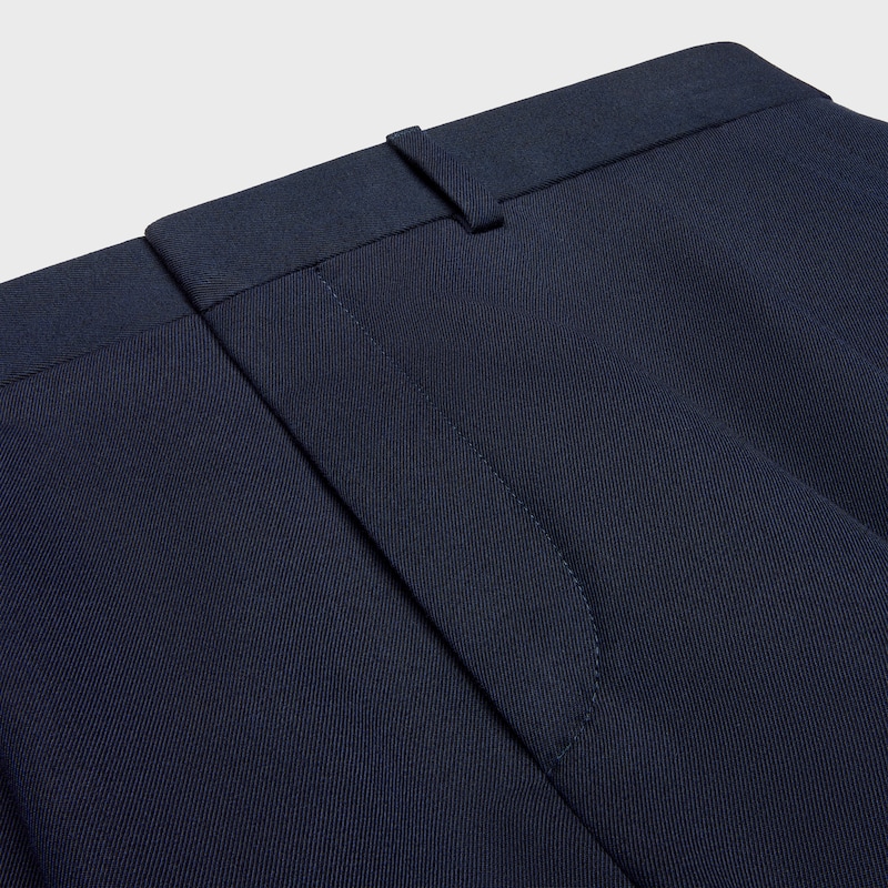 bermudas aus baumwoll- und wollgabardine