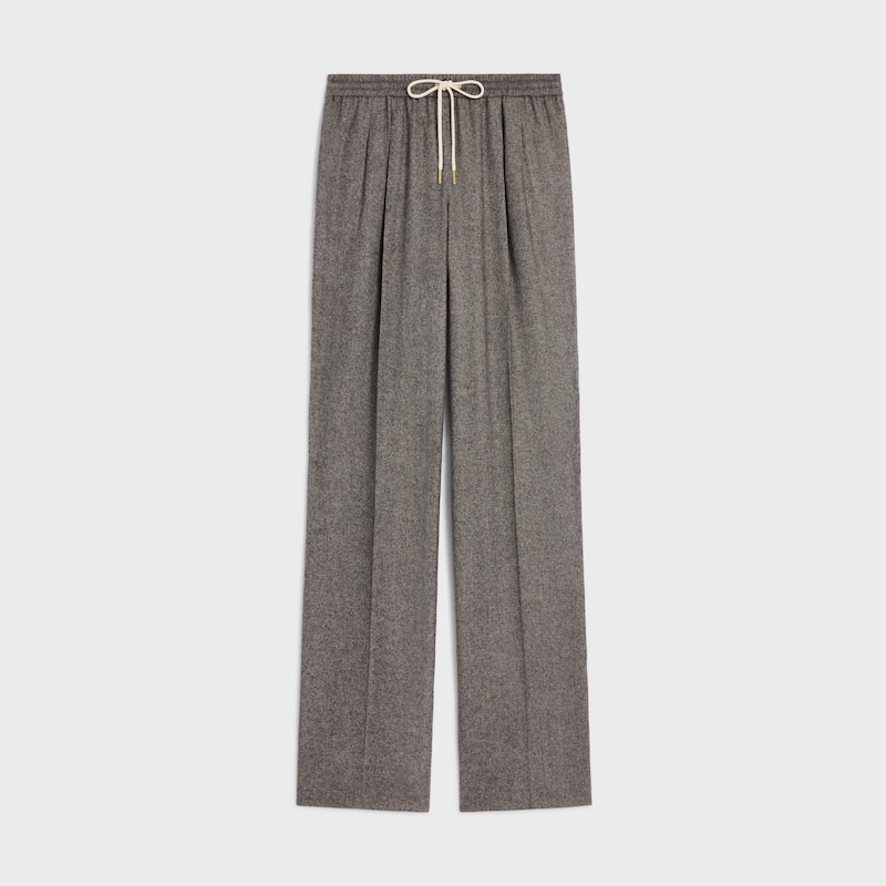 hose mit kordelzug aus kaschmirflanell