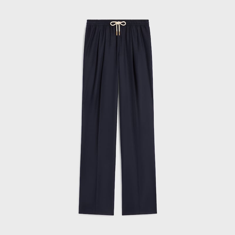 hose mit kordelzug aus kaschmirflanell